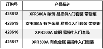 XPR300™系统易损件入门套装